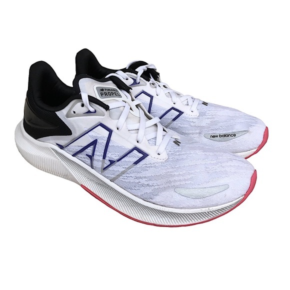 New Balance NB WFCPRLM3 Fuelcell Propel 3 White/Pink/Violet Running Shoes 10B - Picture 1 of 15